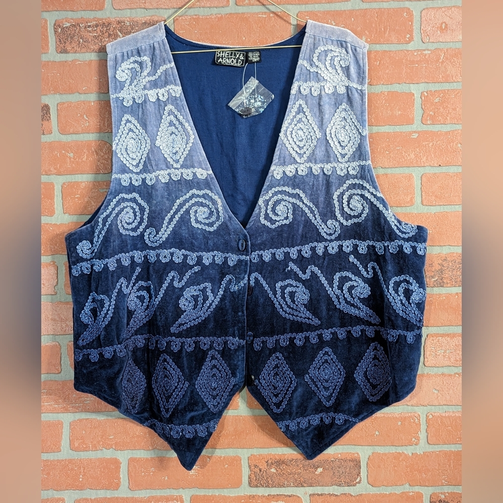 Vintage Shelly & Arnold vest sz. 0X